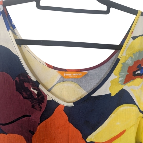 NWT Jams World Bamboo Orchid Floral Janice Dress Size XL X-Large - Picture 7 of 8